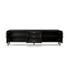 Rosedale Ebony Oak Veneer Media Console | shipping 7/17/2025
