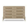 Rosedale Yucca Oak Veneer 8 Drawer Dresser | shipping 7/14/2025