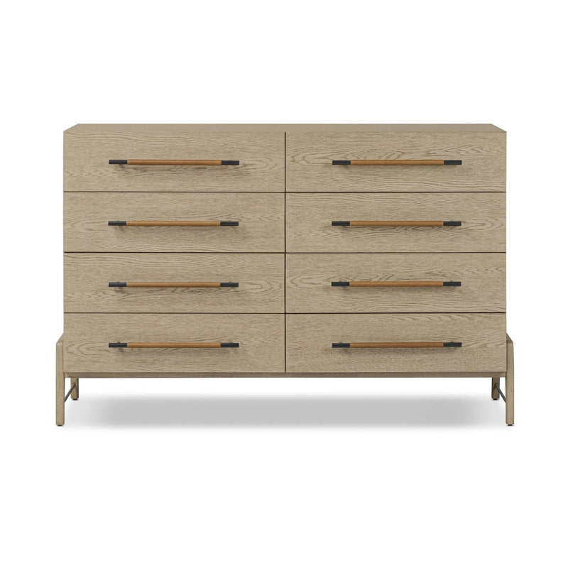 Rosedale Yucca Oak Veneer 8 Drawer Dresser | shipping 7/14/2025