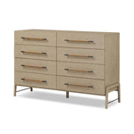 Rosedale Yucca Oak Veneer 8 Drawer Dresser | shipping 7/14/2025