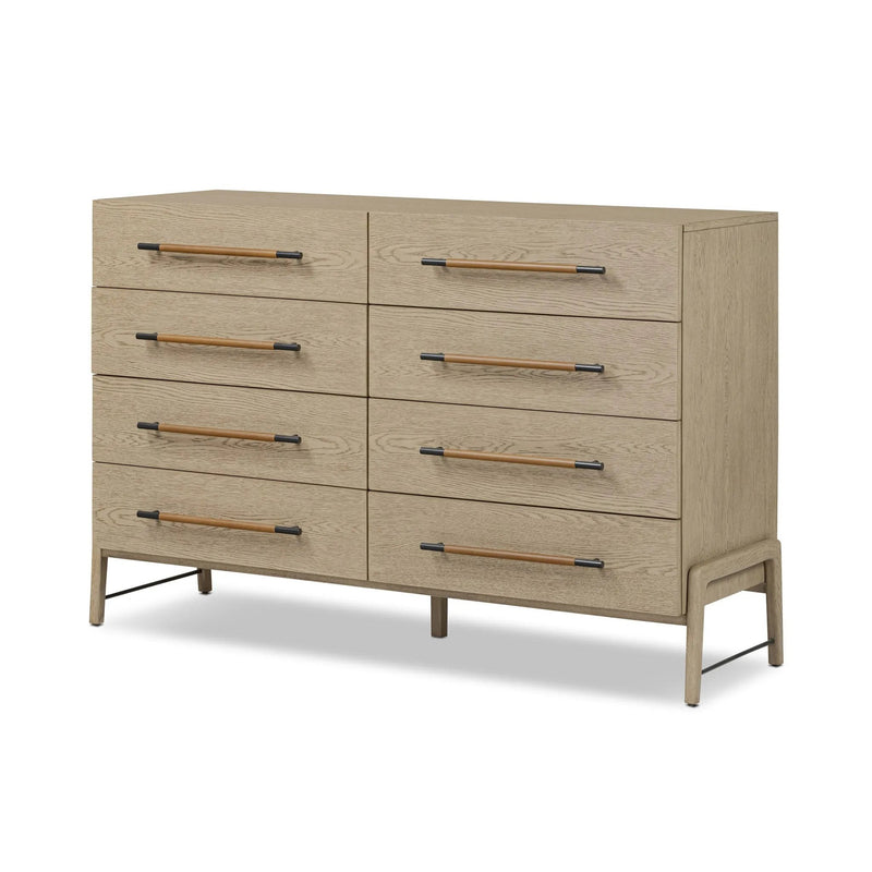 Rosedale Yucca Oak Veneer 8 Drawer Dresser | shipping 7/14/2025