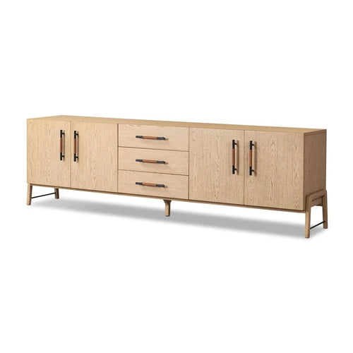 Rosedale Yucca Oak Veneer Media Console | ready to ship!