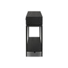 Rosenell Black Oak Veneer Console Table 60" | ready to ship!