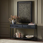 Rosenell Black Oak Veneer Console Table 60" | ready to ship!