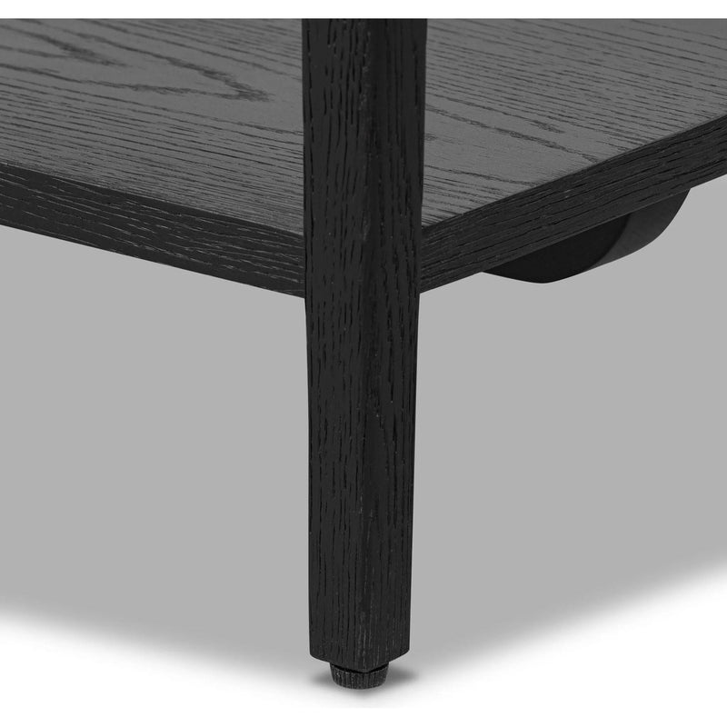 Rosenell Black Oak Veneer Console Table 60" | ready to ship!