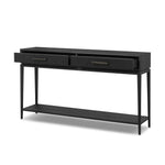 Rosenell Black Oak Veneer Console Table 60" | ready to ship!