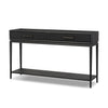 Rosenell Black Oak Veneer Console Table 60" | ready to ship!