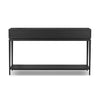 Rosenell Black Oak Veneer Console Table 60" | ready to ship!