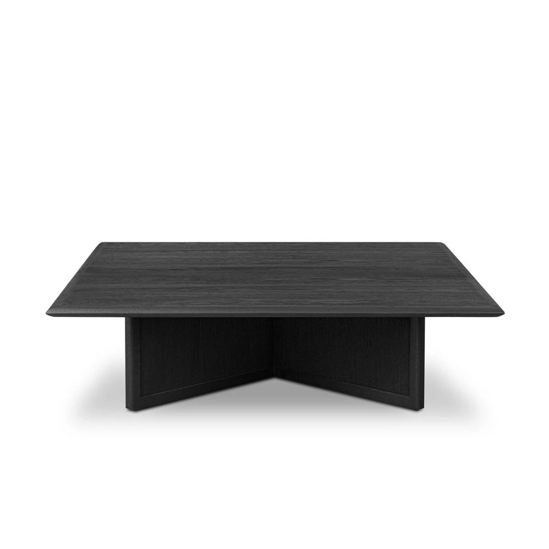 Rosenell Black Oak Veneer Square Coffee Table | ready to ship!