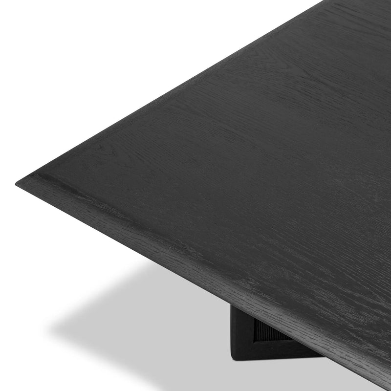 Rosenell Black Oak Veneer Square Coffee Table | ready to ship!