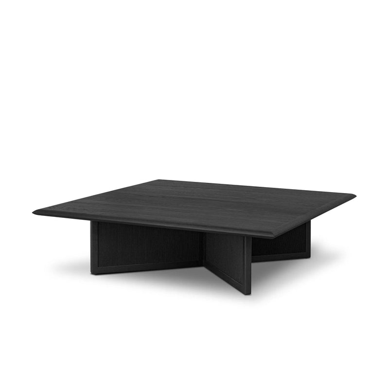Rosenell Black Oak Veneer Square Coffee Table | ready to ship!