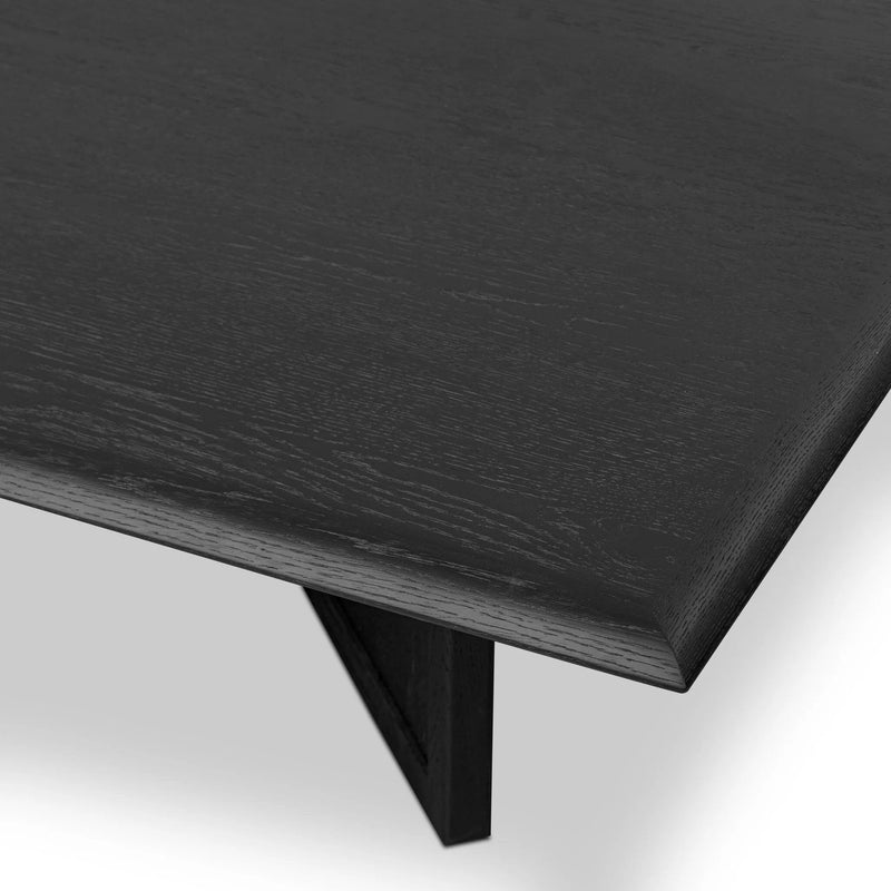 Rosenell Black Oak Veneer Square Coffee Table | ready to ship!