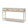 Rosenell Natural Oak Veneer Console Table 60" | ready to ship!