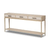 Rosenell Natural Oak Veneer Console Table 78" | ready to ship!
