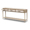 Rosenell Natural Oak Veneer Console Table 78" | ready to ship!