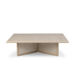 Rosenell Natural Oak Veneer Square Coffee Table | ready to ship!