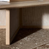 Rosenell Natural Oak Veneer Square Coffee Table | ready to ship!
