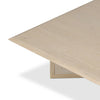 Rosenell Natural Oak Veneer Square Coffee Table | ready to ship!