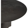 Round Bronze Side Table In Solid Iron | shipping 6/3/2025