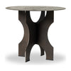 Round Bronze Side Table In Solid Iron | shipping 6/3/2025