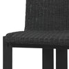 Roxy Faux Black Hyacinth Outdoor Dining Chair | ready to ship!