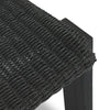 Roxy Faux Black Hyacinth Outdoor Dining Chair | ready to ship!
