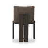 Roxy Faux Dark Hyacinth Outdoor Dining Chair | ready to ship!
