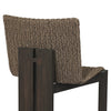 Roxy Faux Dark Hyacinth Outdoor Dining Chair | ready to ship!