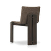 Roxy Faux Dark Hyacinth Outdoor Dining Chair | ready to ship!