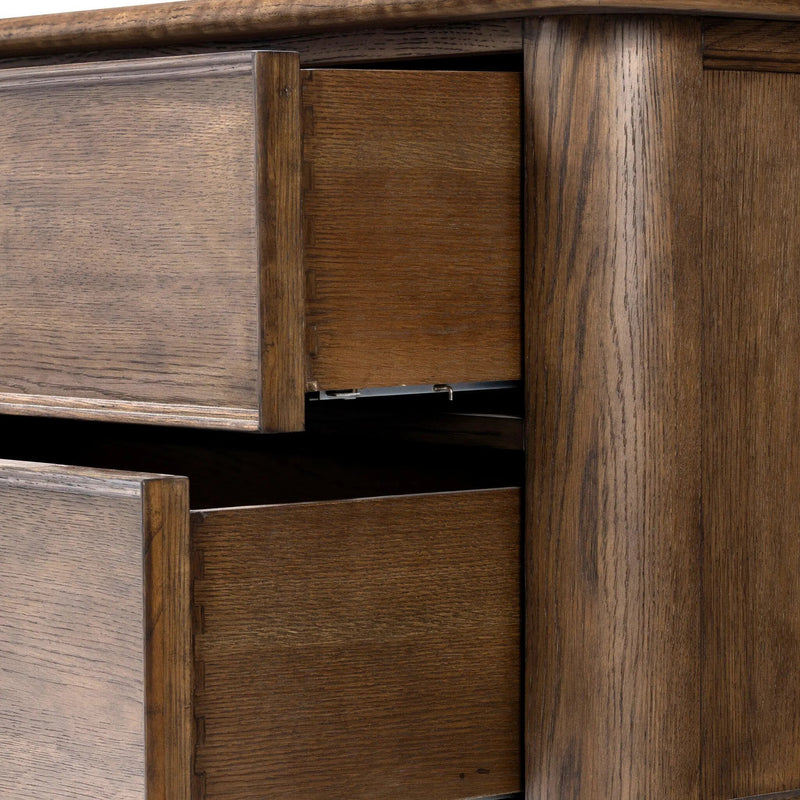 Russ Aged Oak Nightstand | shipping 7/21/2025