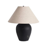Russo Aged Black Terracotta Table Lamp | shipping 10/13/2025