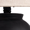 Russo Aged Black Terracotta Table Lamp | shipping 10/13/2025