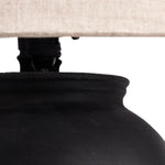 Russo Aged Black Terracotta Table Lamp | shipping 10/13/2025