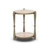 Ruthie Fossil Marble End Table | shipping 6/9/2025