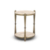 Ruthie Fossil Marble End Table | shipping 6/9/2025