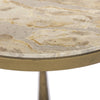 Ruthie Fossil Marble End Table | shipping 6/9/2025