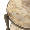 Ruthie Fossil Marble End Table | shipping 6/9/2025