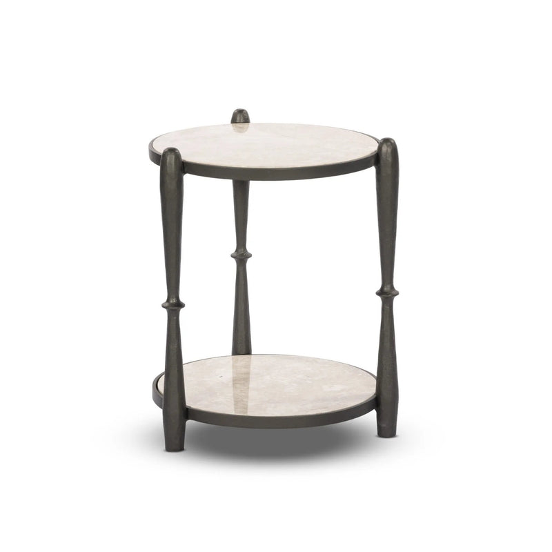 Ruthie Lunar Marble End Table | shipping 8/24/2025