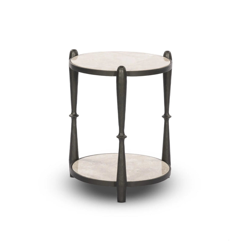 Ruthie Lunar Marble End Table | shipping 8/24/2025