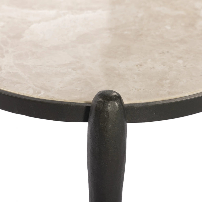 Ruthie Lunar Marble End Table | shipping 8/24/2025
