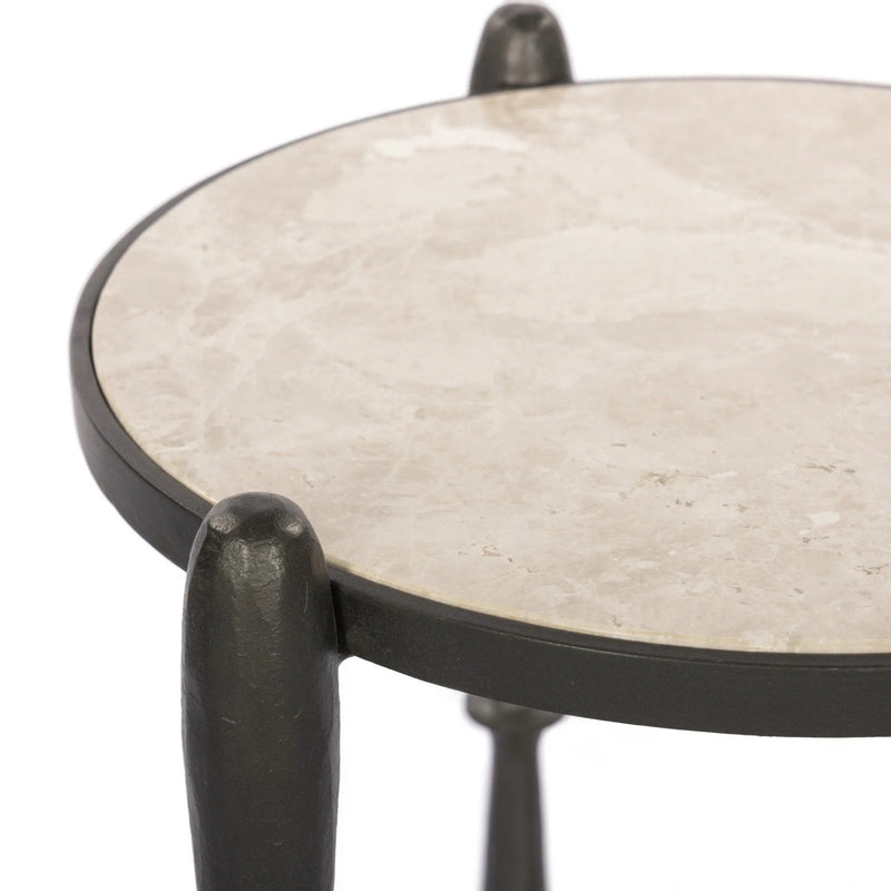 Ruthie Lunar Marble End Table | shipping 8/24/2025