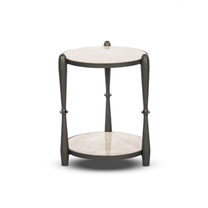 Ruthie Lunar Marble End Table | shipping 8/24/2025