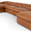 Saldana Lorento Cognac 4Pc Double Chaise | shipping 11/20/2025