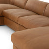 Saldana Lorento Cognac 4Pc Double Chaise | shipping 11/20/2025