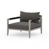 Sherwood Grey/Charcoal Outdoor Chair | ready to ship!
