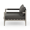 Sherwood Grey/Charcoal Outdoor Chair | ready to ship!
