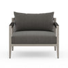 Sherwood Grey/Charcoal Outdoor Chair | ready to ship!
