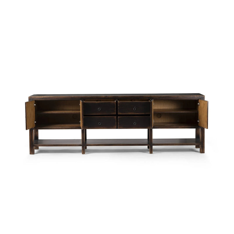 Shizuko Distressed Walnut Sideboard | shipping 5/30/2025