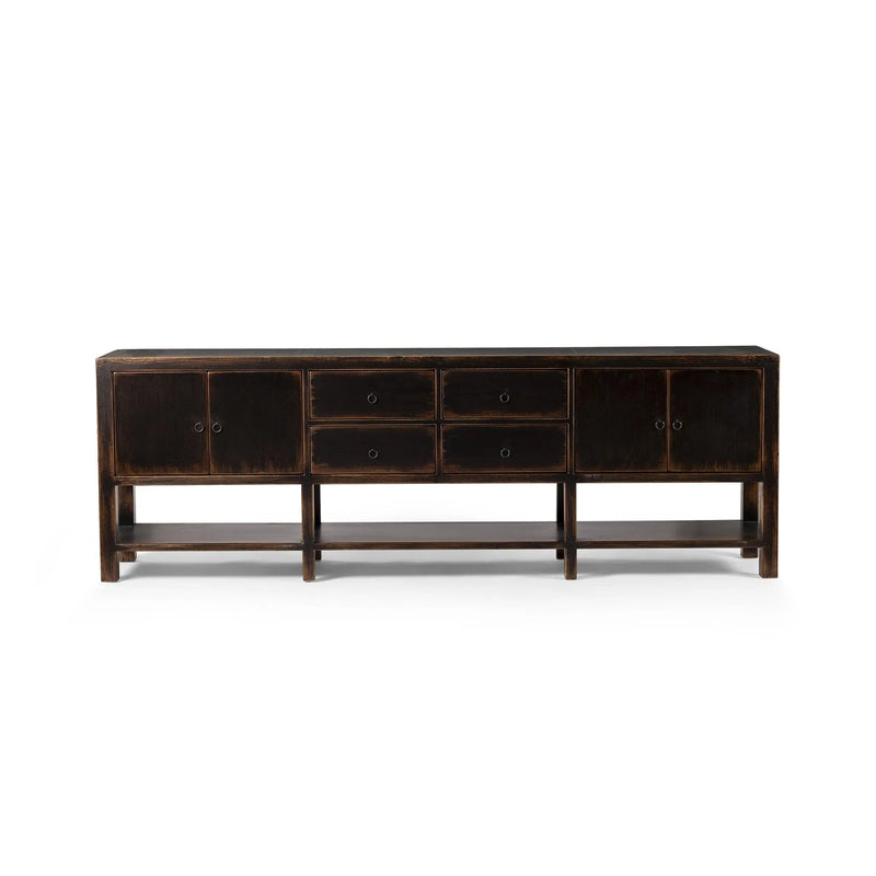 Shizuko Distressed Walnut Sideboard | shipping 5/30/2025