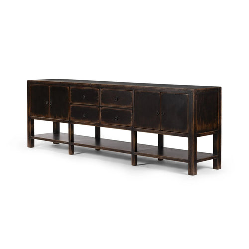 Shizuko Distressed Walnut Sideboard | shipping 5/30/2025
